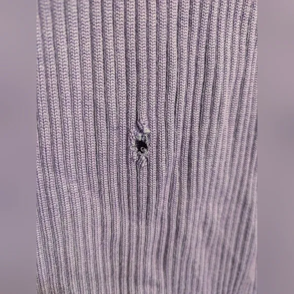 Nadaam Purple Ribbed Wool Cardigan Skirt Set Size S