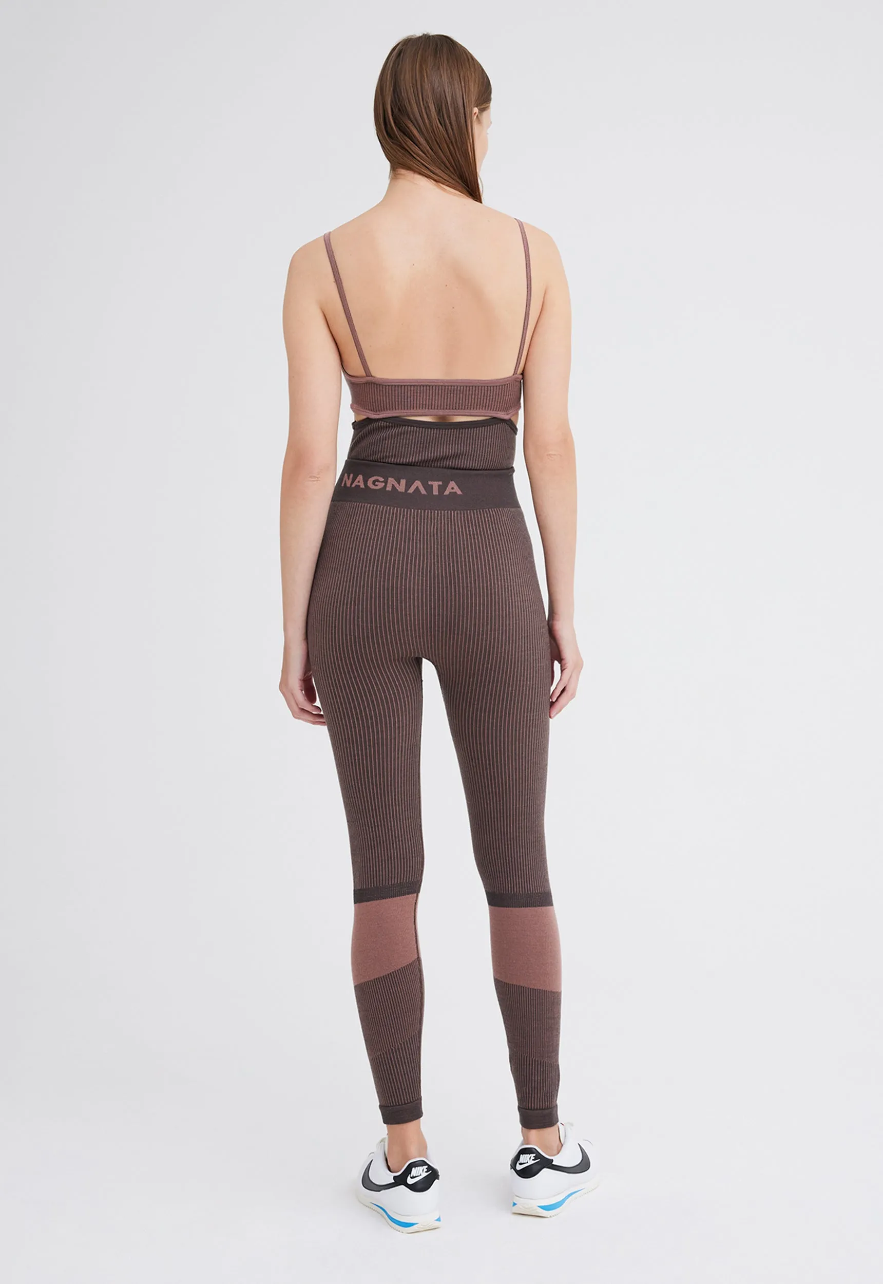 NAGNATA Splice Bodysuit - Chocolate Brown