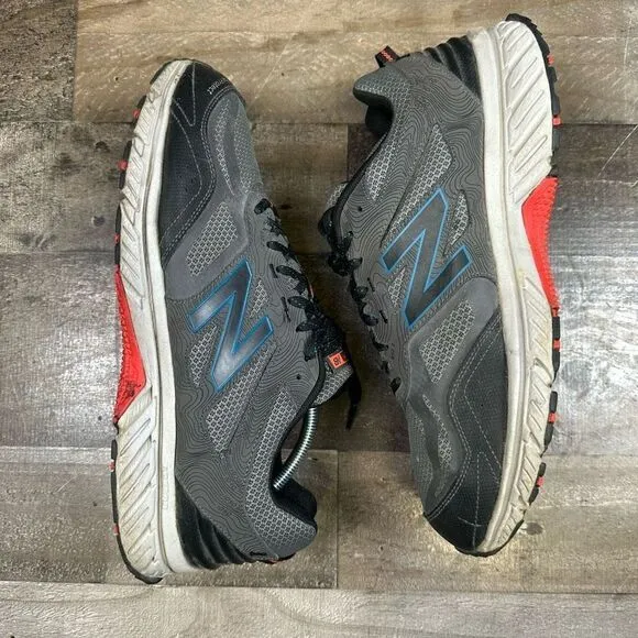 New Balance Men’s Size 12 Trail 510 V4 Athletic Running Shoes Grey All Terrain