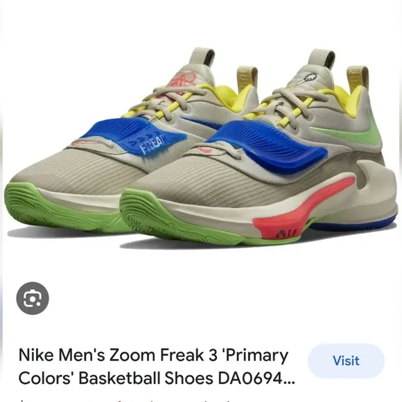 New Nike Giannis‎ Zoom Freak 3 size 8 basketball tennis shoe