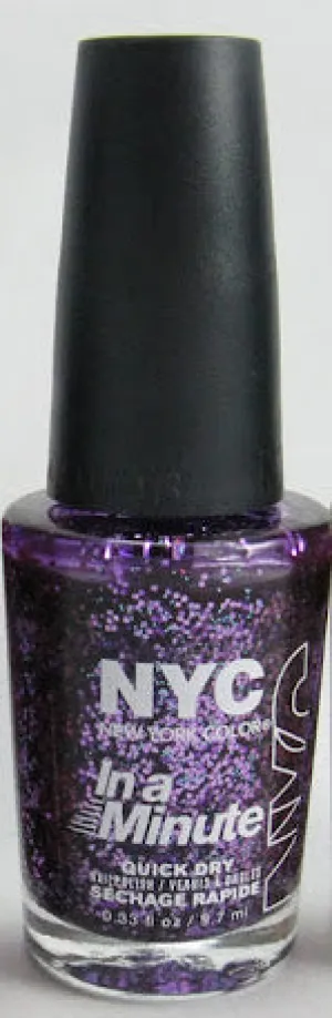 New NYC in A Minute Quick Dry Nail Polish - 280 NY Princess, Purple
