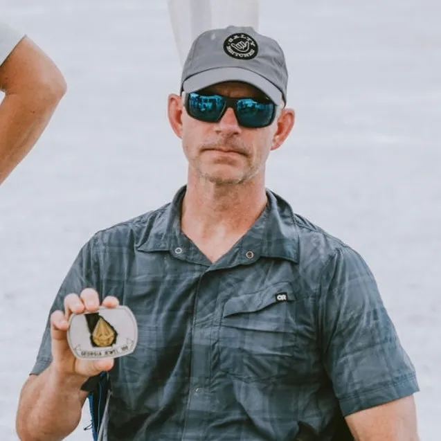 NEW Salty Elite Grey Laser Cut Hat by Boco with Black Salty Patch