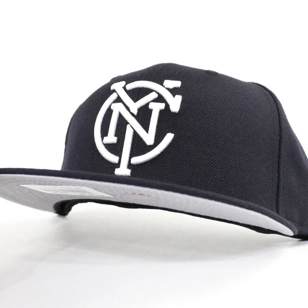New York City FC New Era 59FIFTY Fitted Hat (Navy Gray Under Brim)