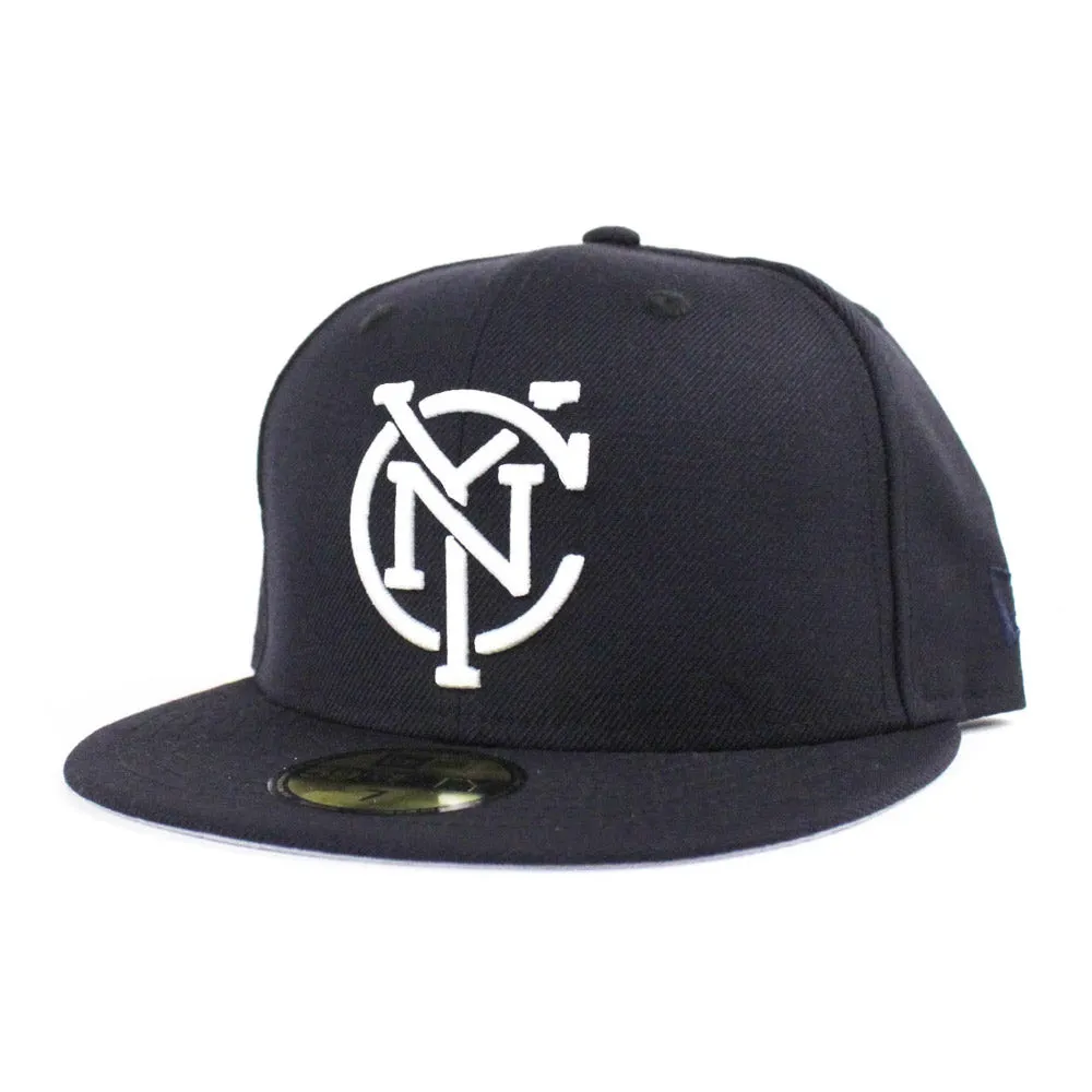New York City FC New Era 59FIFTY Fitted Hat (Navy Gray Under Brim)