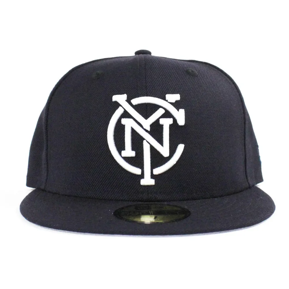 New York City FC New Era 59FIFTY Fitted Hat (Navy Gray Under Brim)
