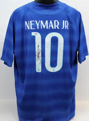 Neymar Signed Autographed Brazil Soccer Jersey (PSA/DNA COA)
