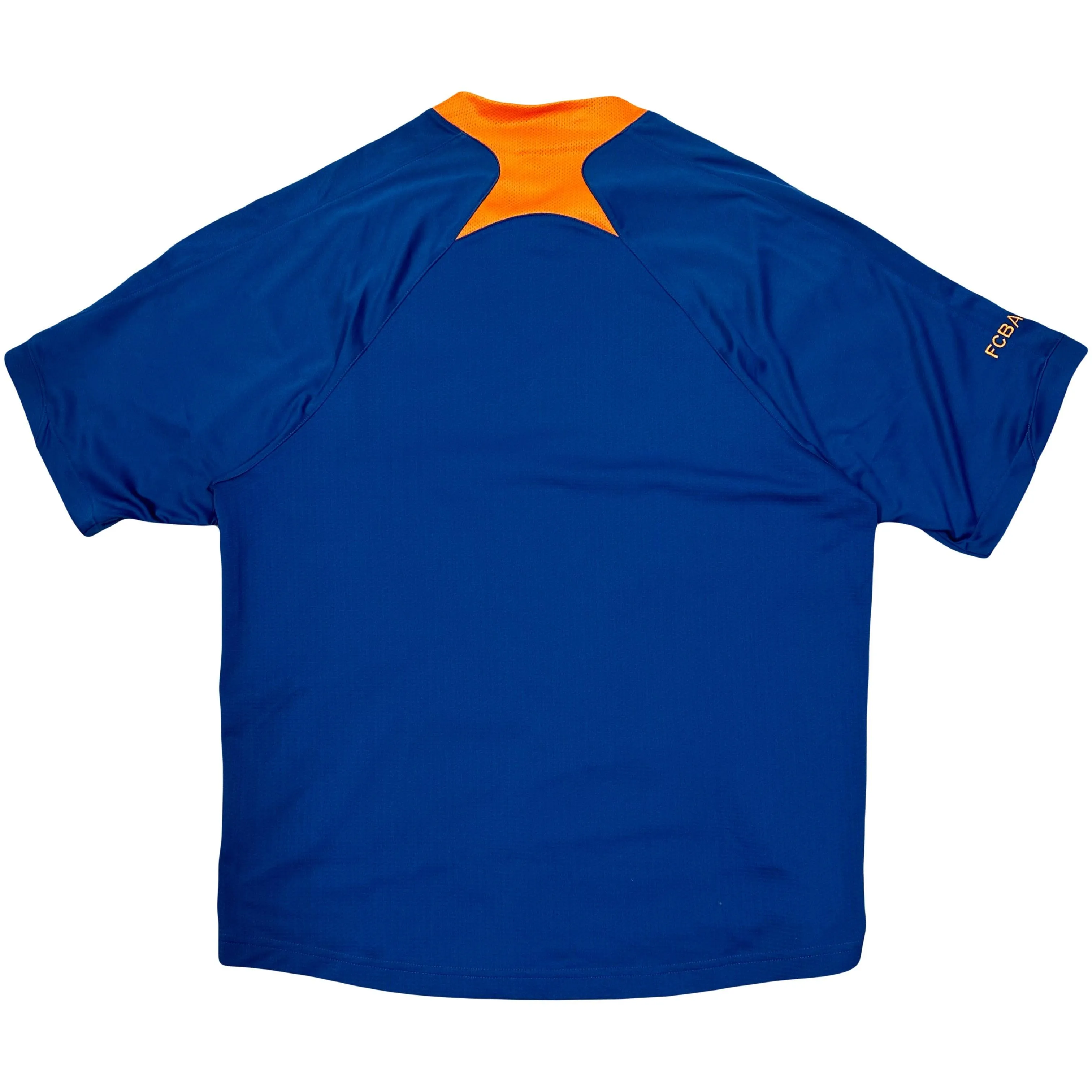 Nike Barcelona 2006/07 Training Shirt In Blue & Orange ( M )
