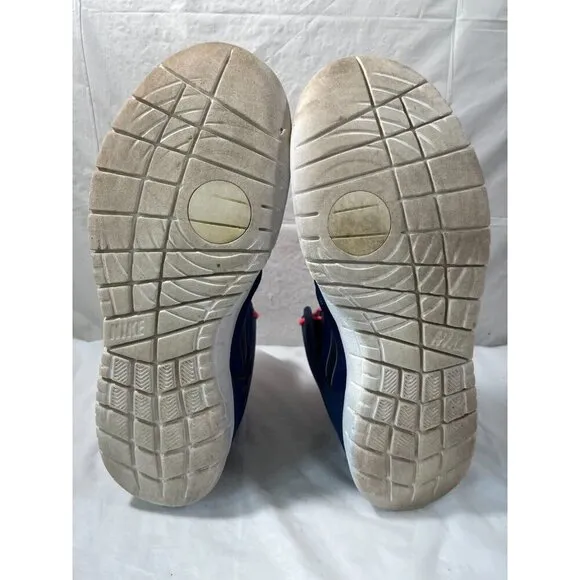 Nike Dunk Free Basketball Mid Shoes 599466-401 Deep Royal Blue/Pink Men Sz 11