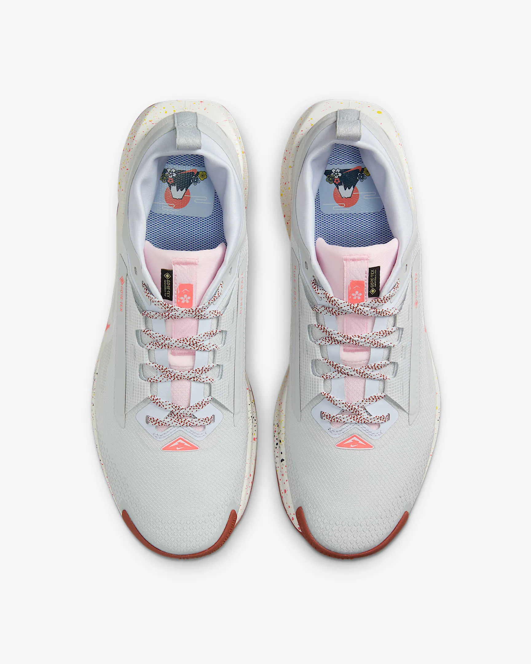 Nike  Pegasus Trail 5 GTX (D Width) - Pure Platinum/White (Mens)