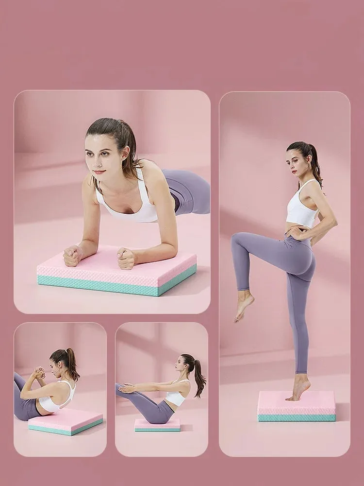 Non-Slip Foam Balance Mat: Thick, High-Rebound Cushion for Stability & Training