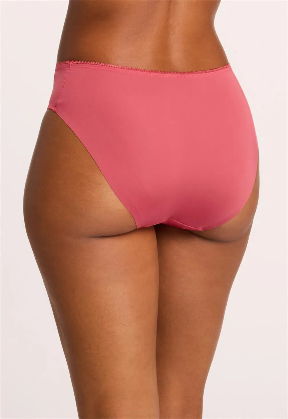 Nudies High Cut Brief - Spiced Coral
