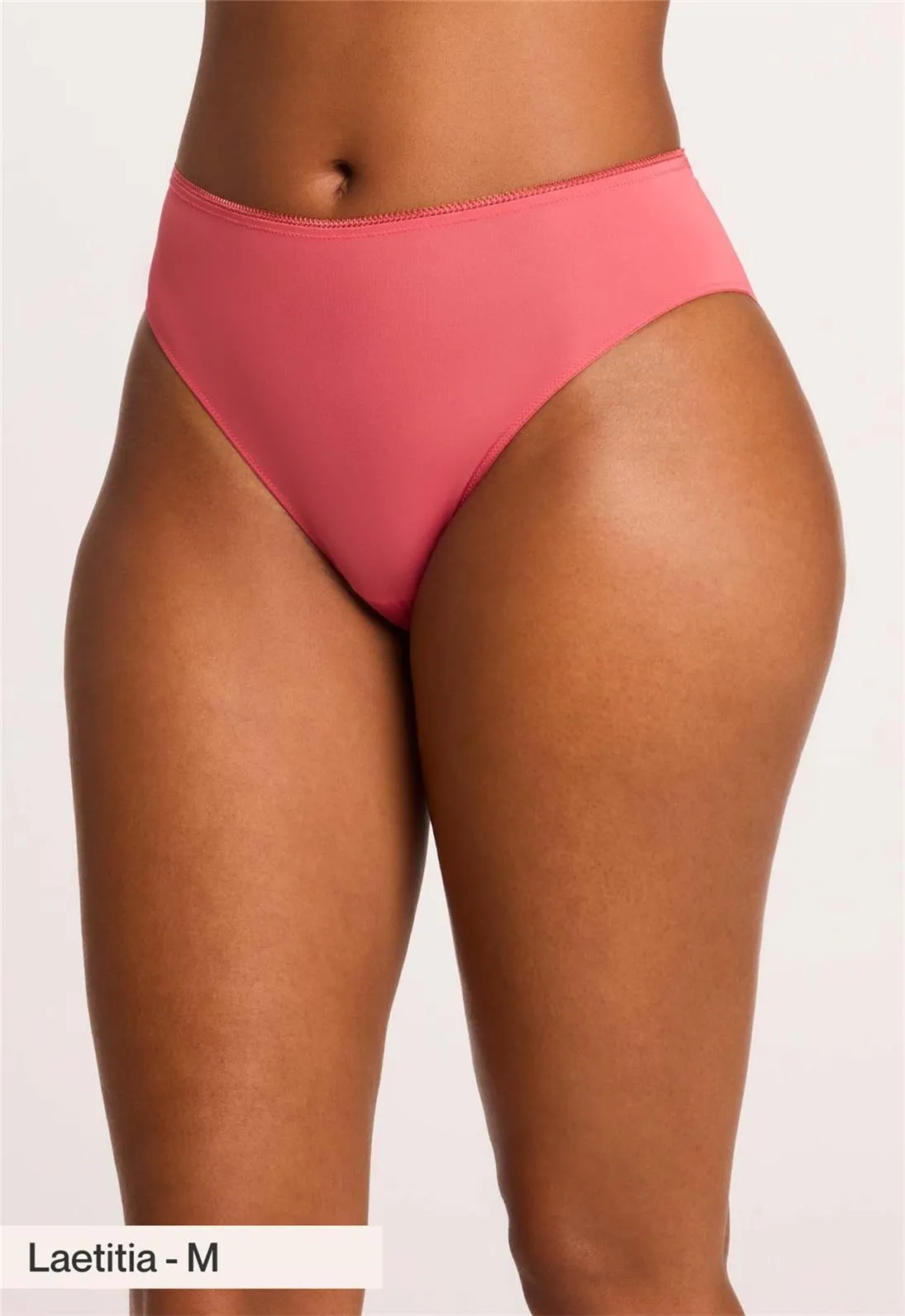 Nudies High Cut Brief - Spiced Coral