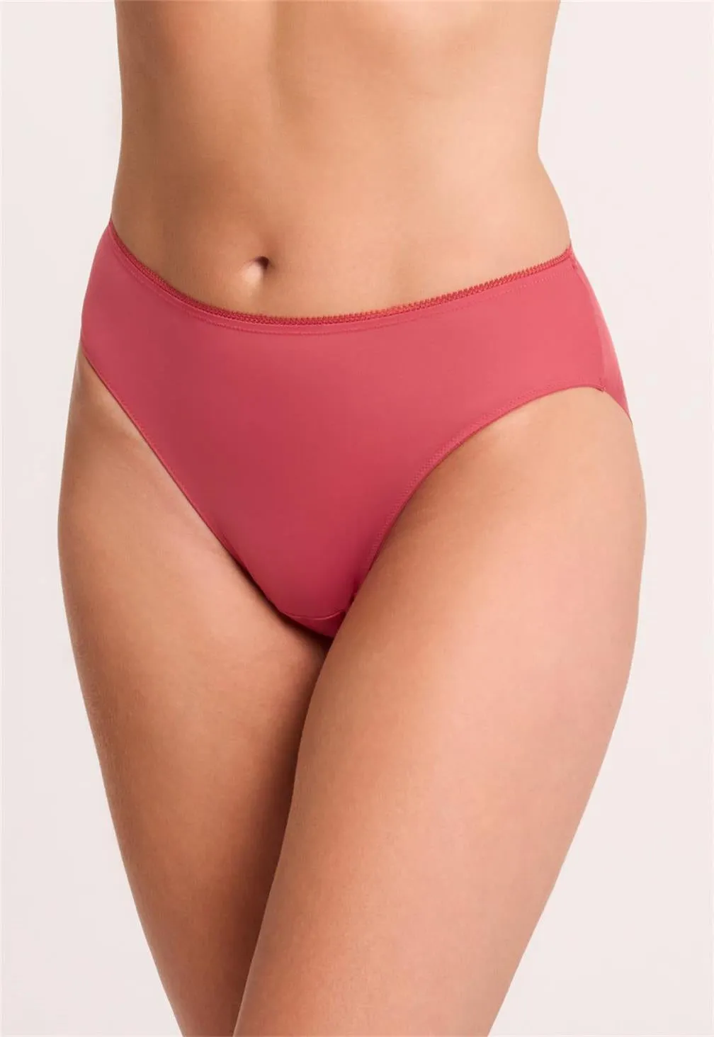 Nudies High Cut Brief - Spiced Coral