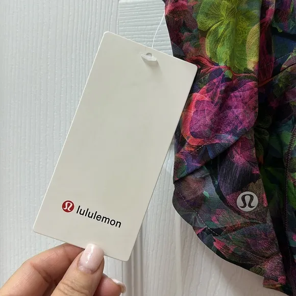 NWT Lululemon Speed Up Low-Rise Short 2.5&quot; Hyper Flow Pink Multi / Black