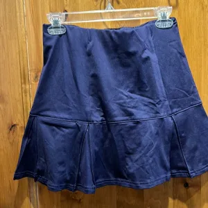 NWT Smashing Golf &amp; Tennis Navy Maddie Skirt, Kick Pleat, Compression Short, S