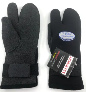 Ocean Run Kevlar Mitts size Small