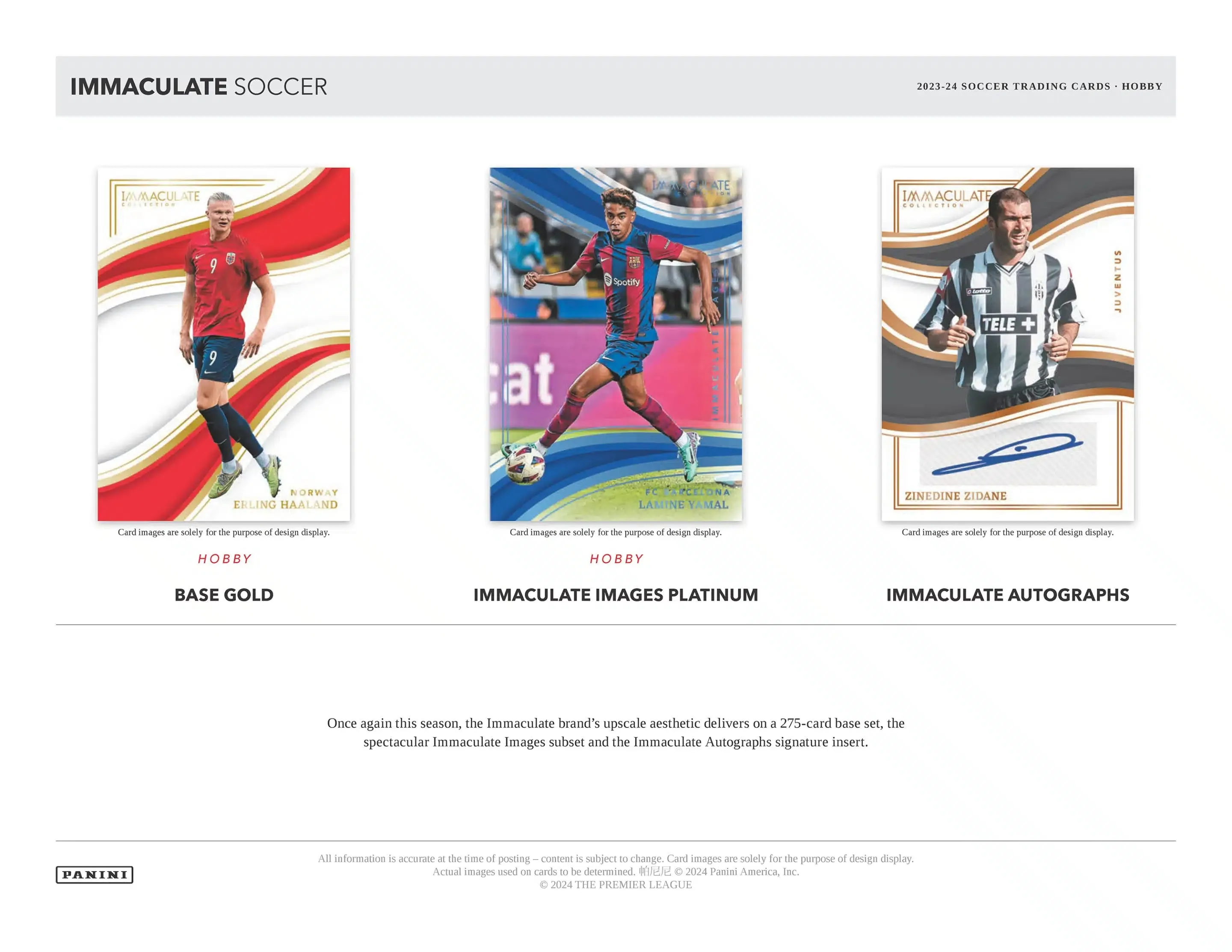 Panini Immaculate Soccer 2023/24 - Hobby Box
