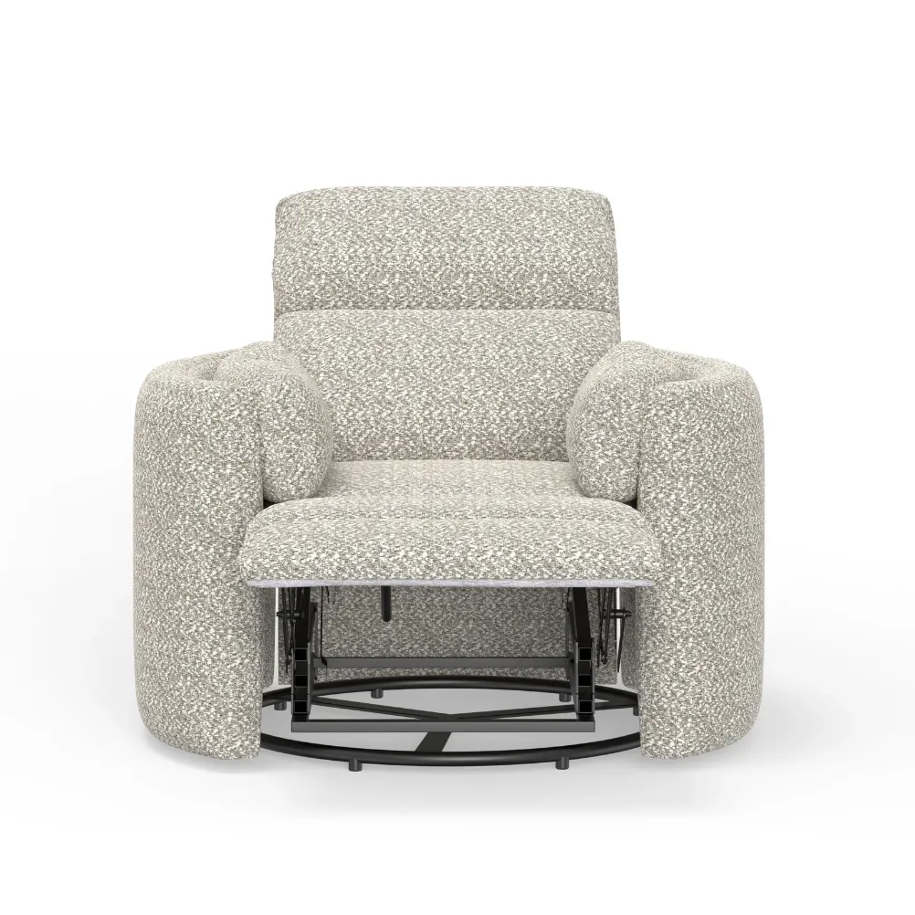 Parker House Radius Power Swivel Glider - Tatum River Rock