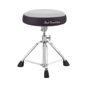 Pearl D1500 15" Vented Round White Cloth Drum Throne