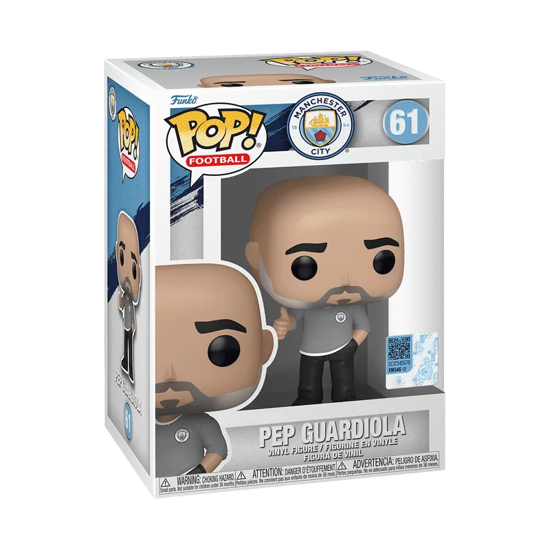 Pep Guardiola Manchester City FC Funko Pop! Figure