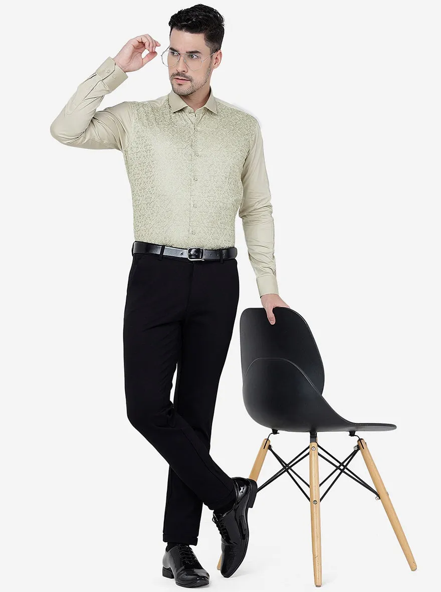 Pista Printed Slim Fit Party Wear Shirt | JB Studio