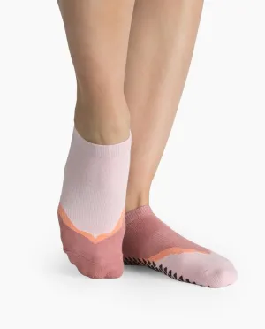 Pointe Studio Cara Grip Sock - Pink