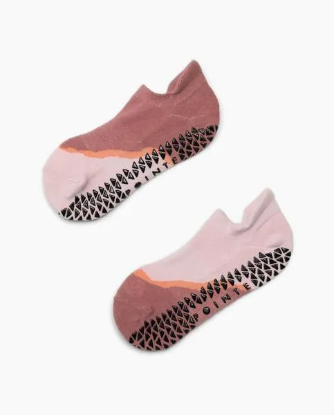 Pointe Studio Cara Grip Sock - Pink