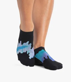 Pointe Studio Talia Grip Sock - Black Blue