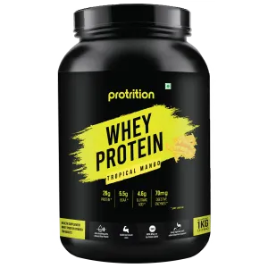 Protrition Whey Protein, 1Kg, Tropical Mango