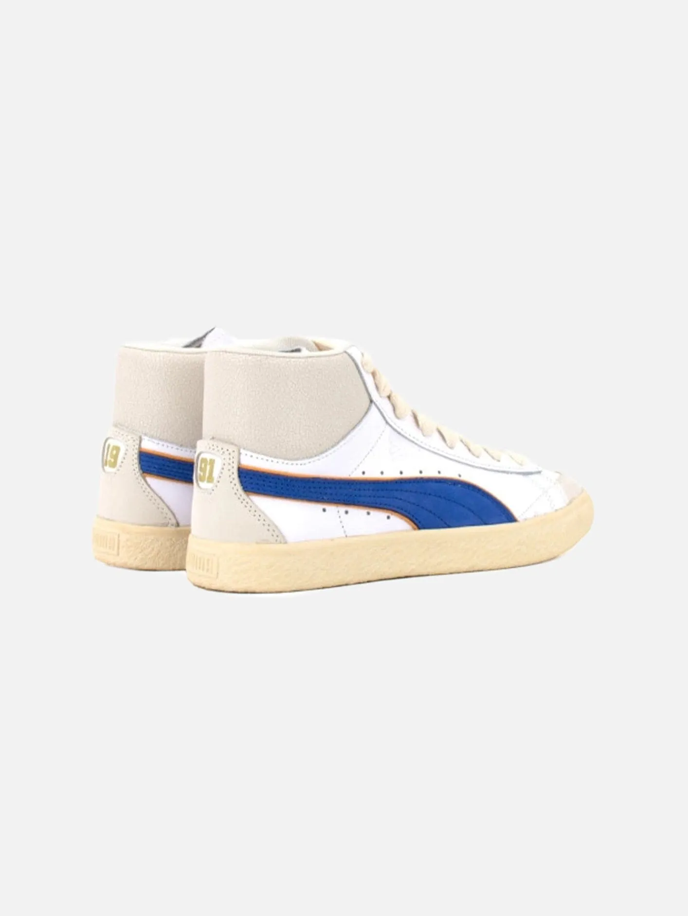 Puma x Rhuigi Clyde Mid BBall "White/Royal"