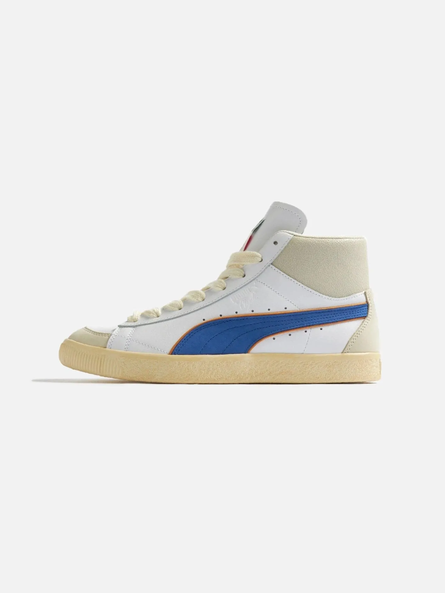 Puma x Rhuigi Clyde Mid BBall "White/Royal"