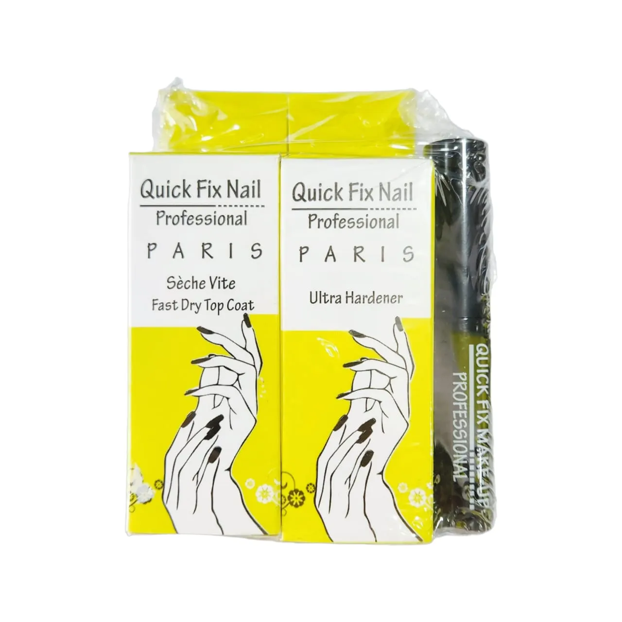 Quick fix ultra nail hardener   fast dry top coat   FREE quick fix black eyeliner
