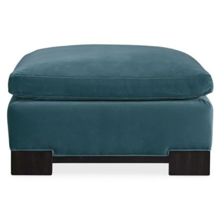 Refresh Ottoman in Dark Teal