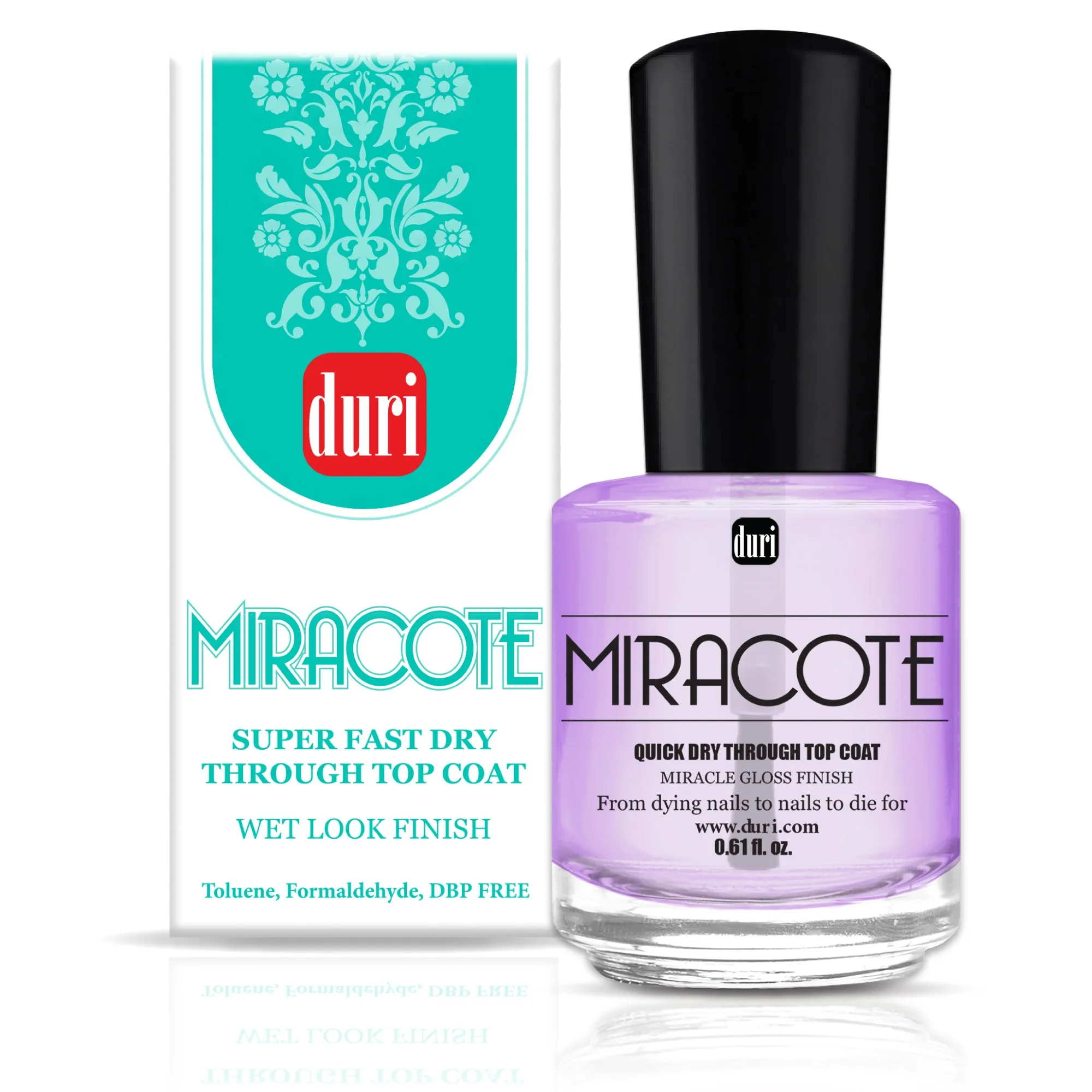 Rejuvacote 1 Original Maximum Strength Nail Growth System   Miracote Quick Dry Through Top Coat