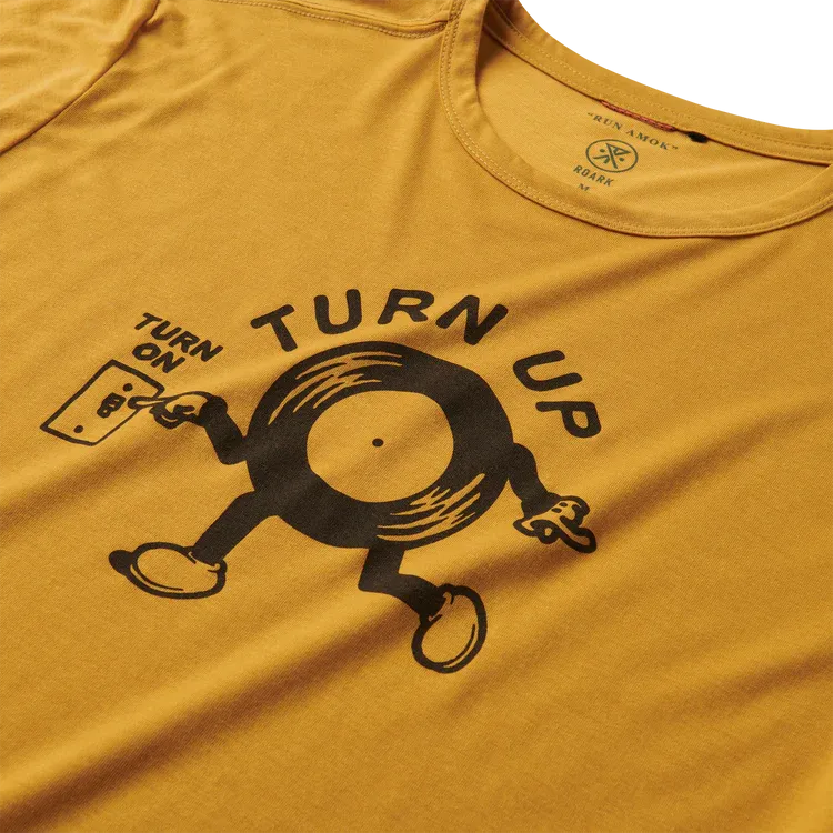 Rorak Mathis Short Sleeve Active Tee - Gold