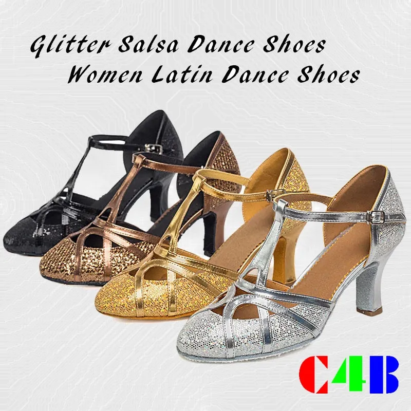 Salsa Dance Shoes Women Latin Dance Shoes 7cm