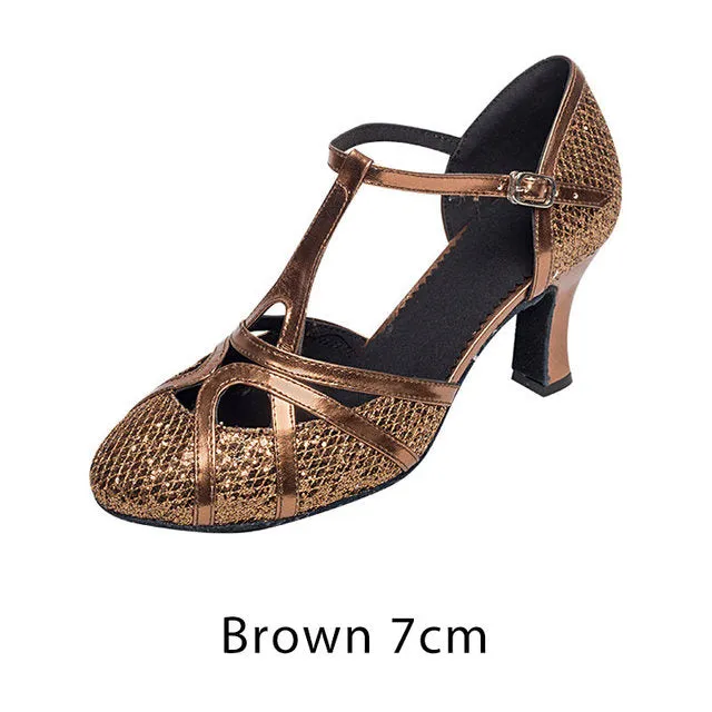 Salsa Dance Shoes Women Latin Dance Shoes 7cm