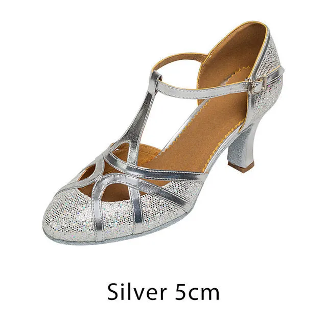 Salsa Dance Shoes Women Latin Dance Shoes 7cm