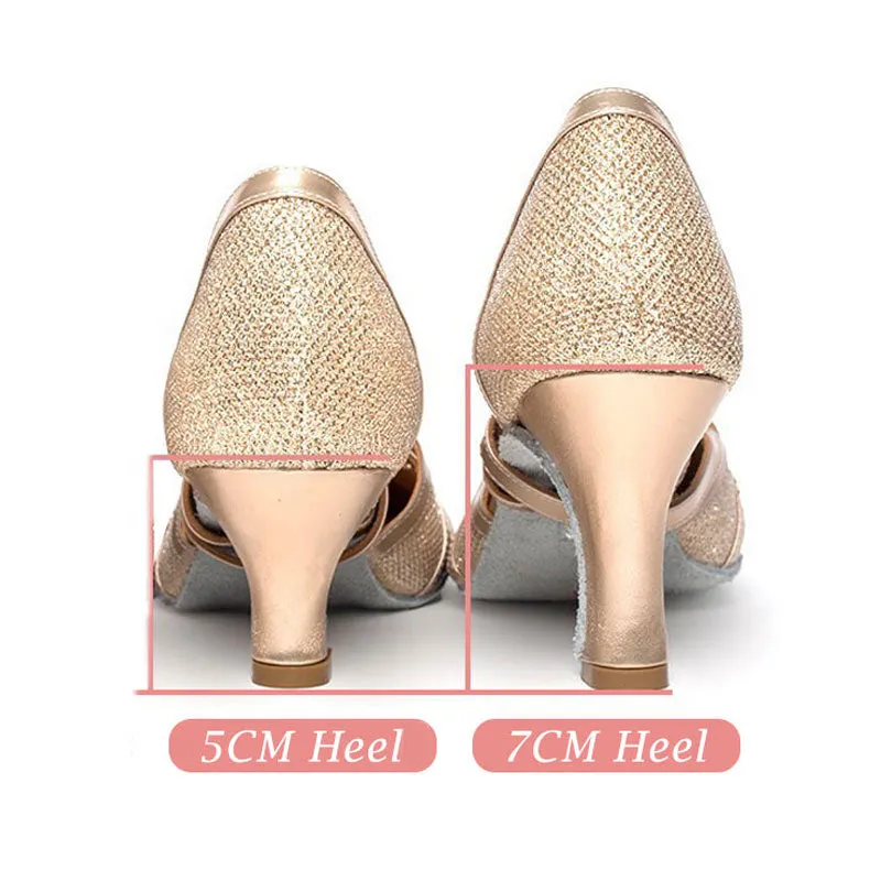 Salsa Dance Shoes Women Latin Dance Shoes 7cm