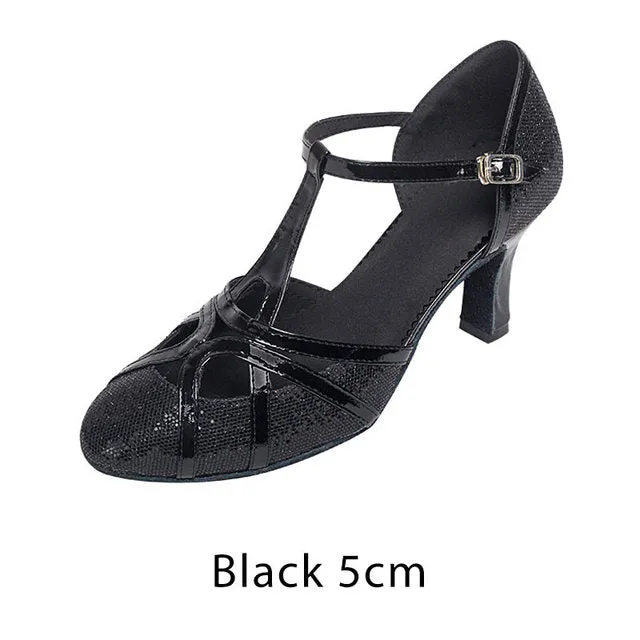Salsa Dance Shoes Women Latin Dance Shoes 7cm