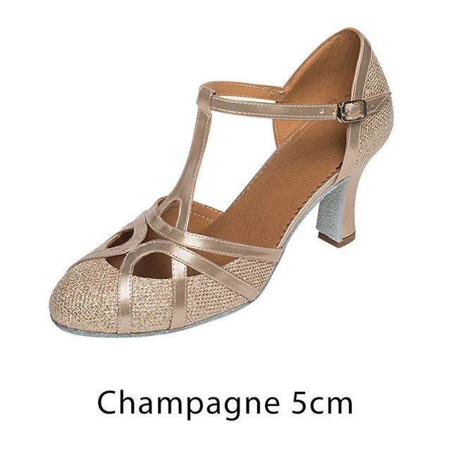 Salsa Dance Shoes Women Latin Dance Shoes 7cm