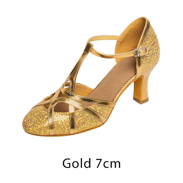 Salsa Dance Shoes Women Latin Dance Shoes 7cm