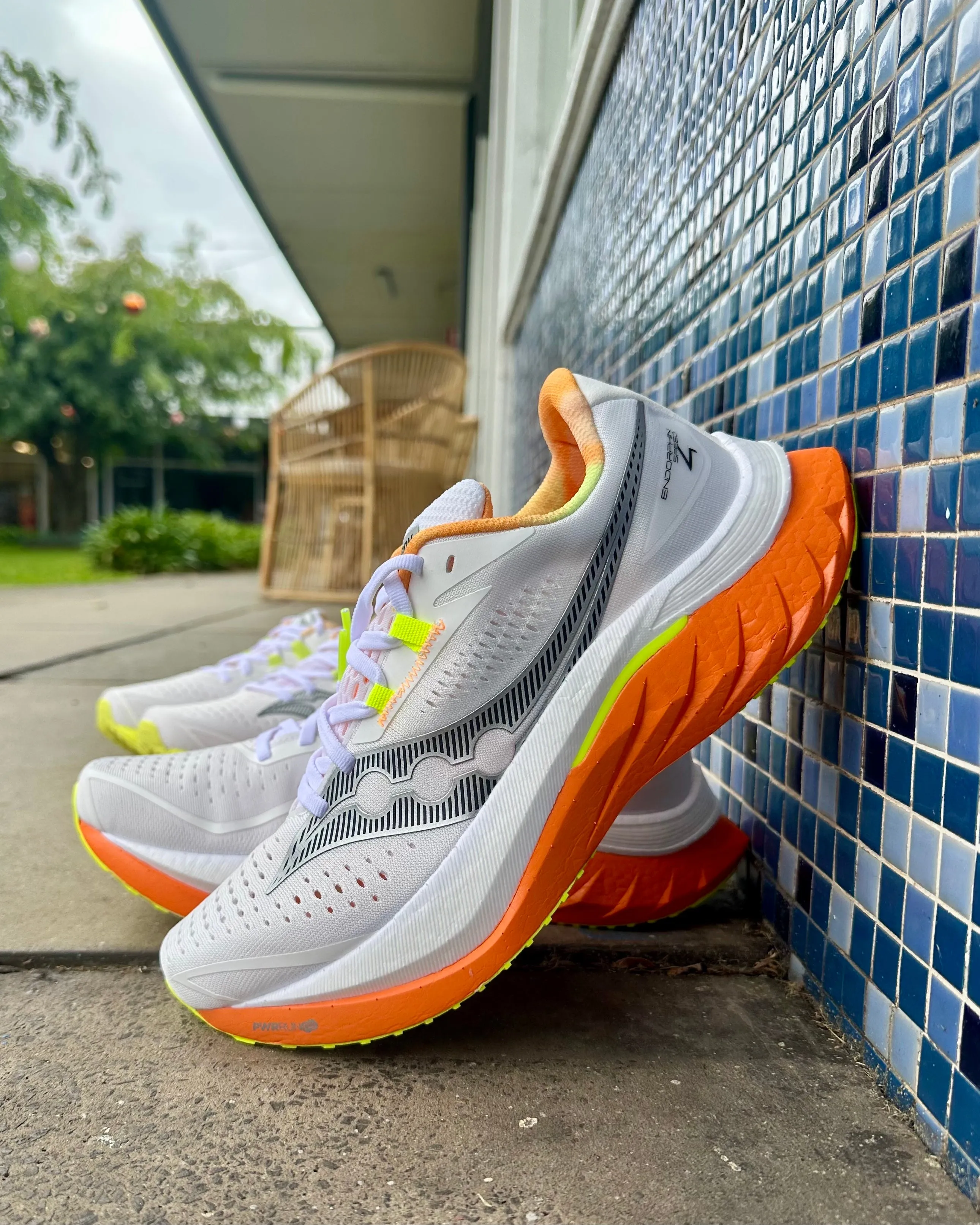 Saucony Men's Endorphin Speed 4 | White/Peel