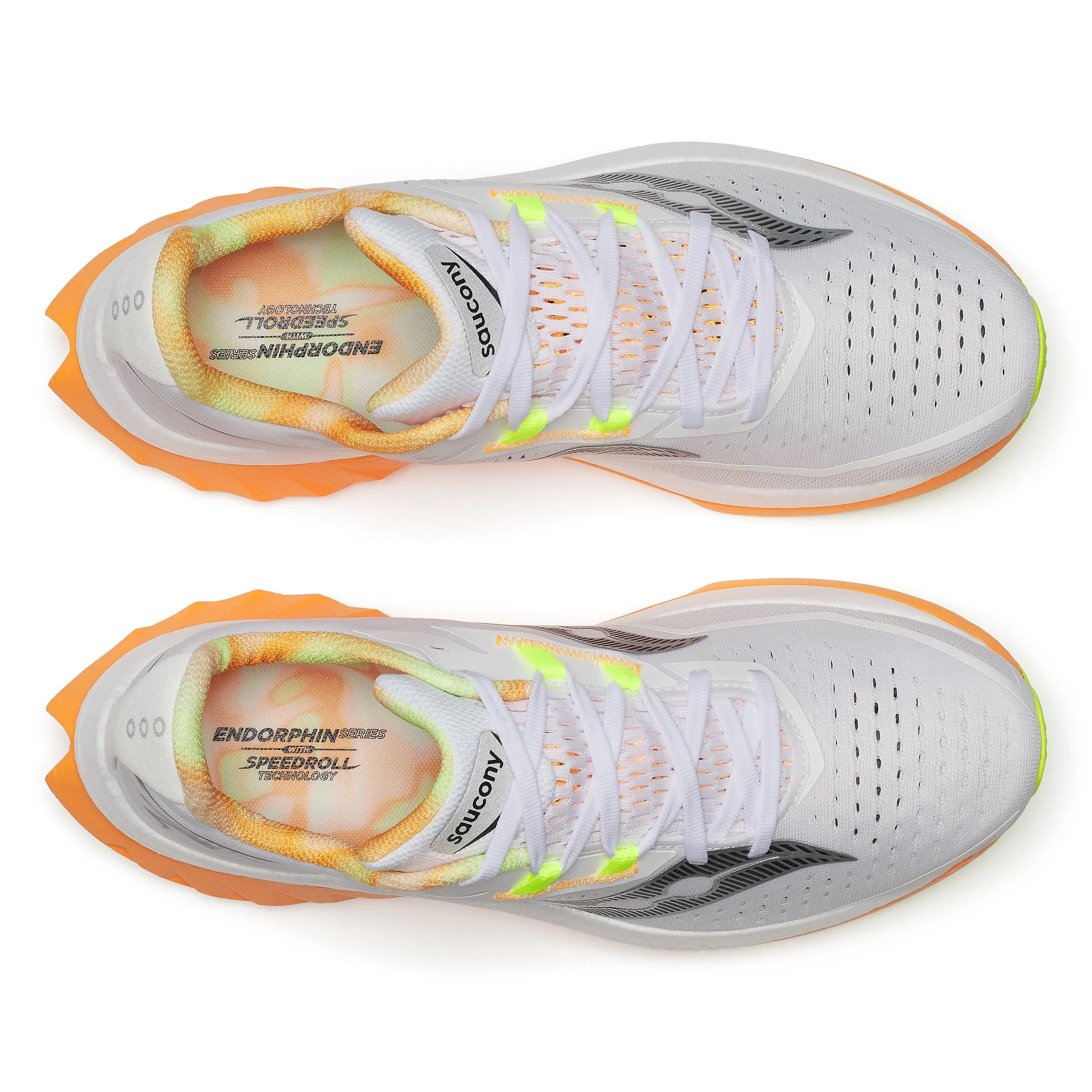 Saucony Men's Endorphin Speed 4 | White/Peel