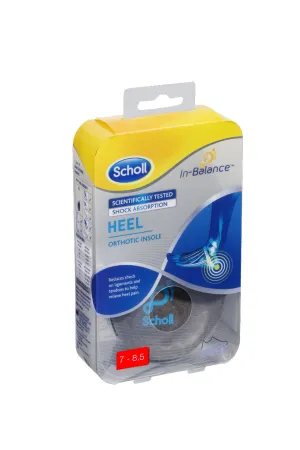 SCHOLL In-balance Heel Orthotic Insole Medium