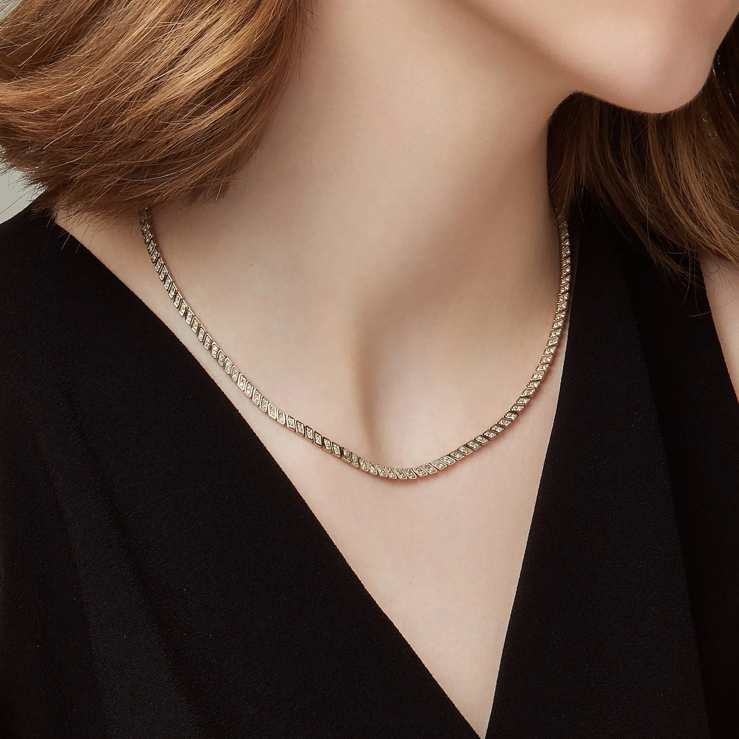 Sensuelle Gold Necklace JDSNN3F094S