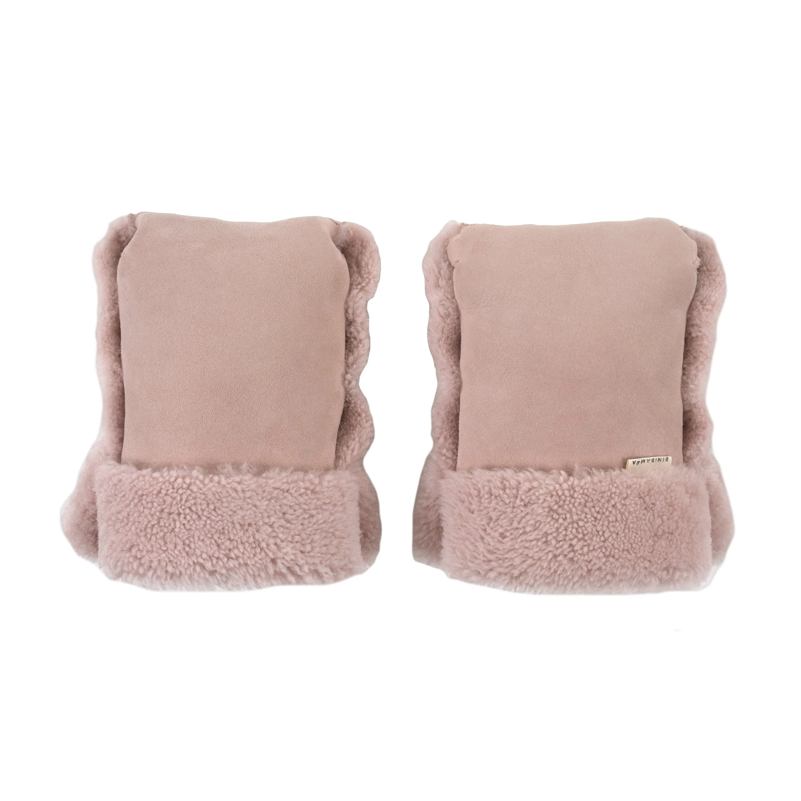 Sheepskin Buggy Mittens (Rose)