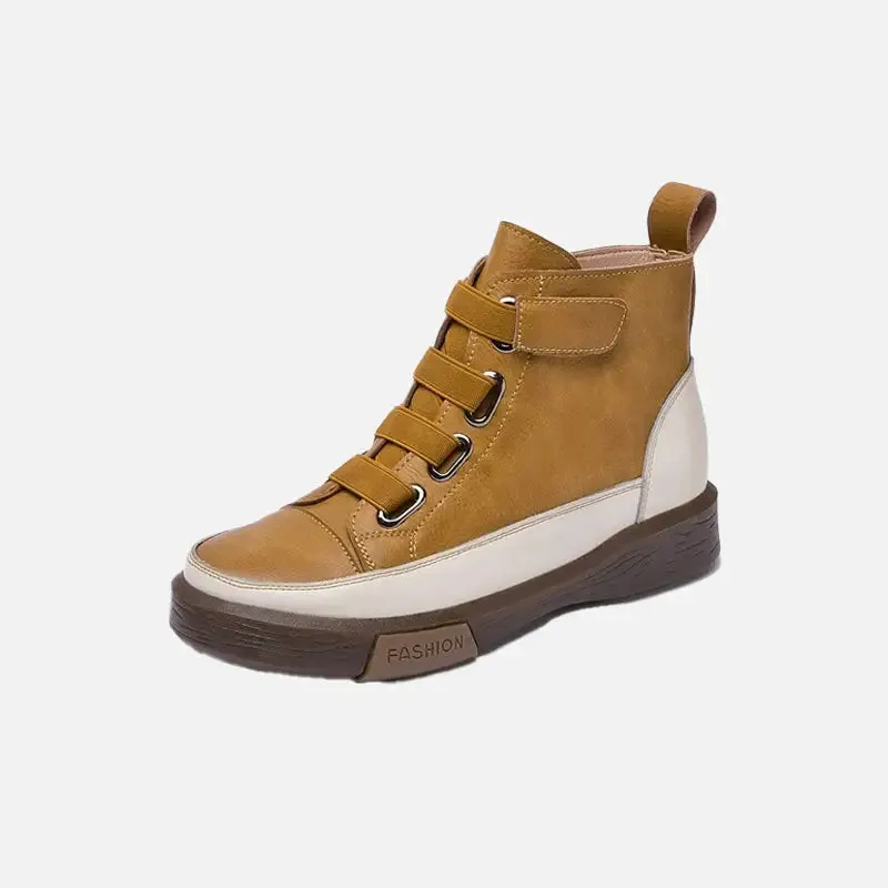 Sherpa Coat for Stylish Leather Lace-Up Shoes with Plush Lining