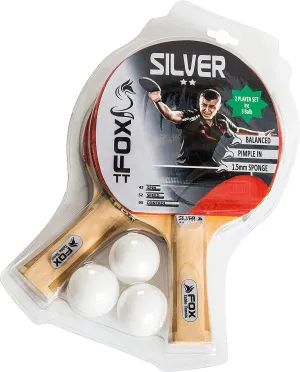Silver Fox Table Tennis Set