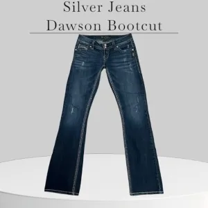 Silver Jeans Dawson Flap Pocket Mid Rise Bootcut Jeans Size 27W 32L